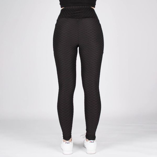 ShoSho Diamond Honeycomb leggingsit musta-5