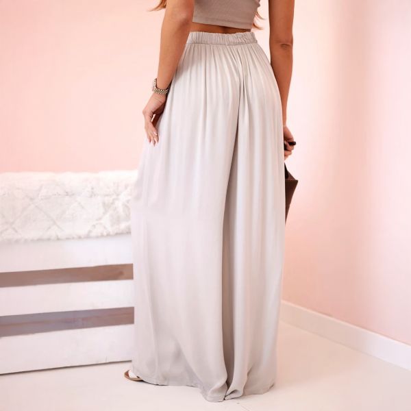 Daisy viskoosihousut beige vaalea-3
