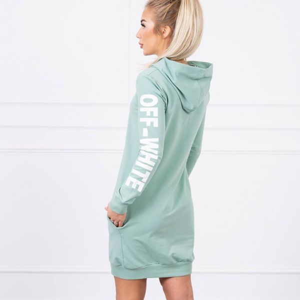 Kesi Off/White hupparimekko minttu-2