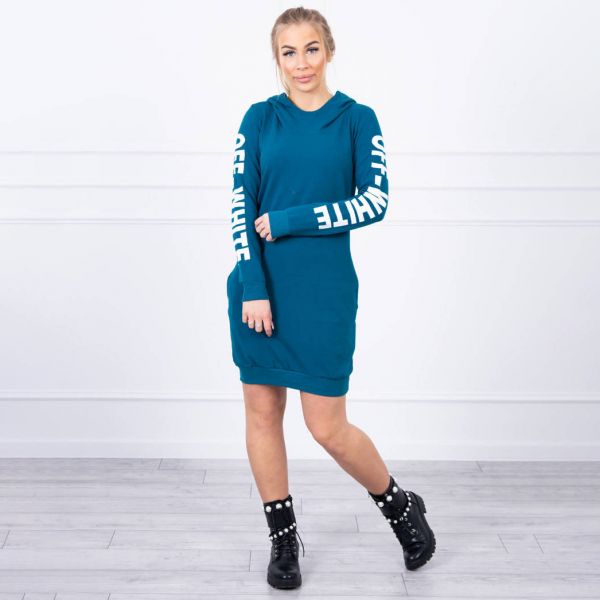 Kesi Off/White hupparimekko petrooli-1