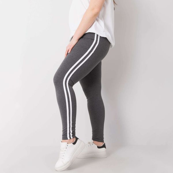 Basic Millie leggingsit tummanharmaa