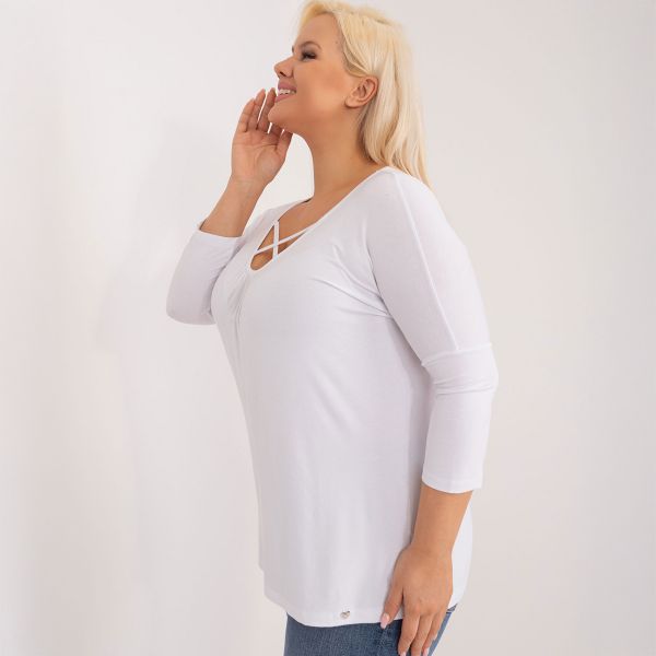 Basic Mariel trikoopaita valkoinen-2