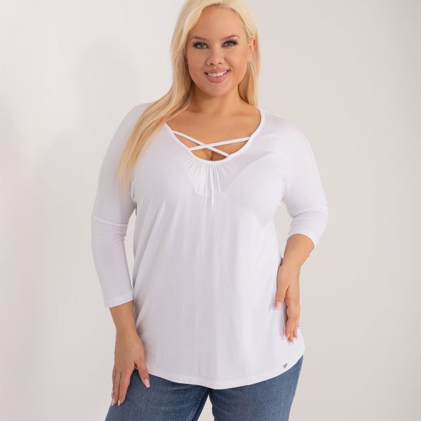 Basic Mariel trikoopaita valkoinen