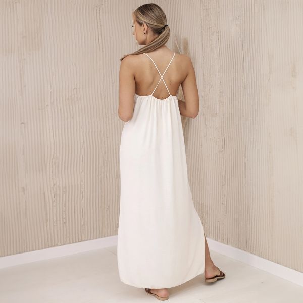Kesi Michel maksimekko beige light-3