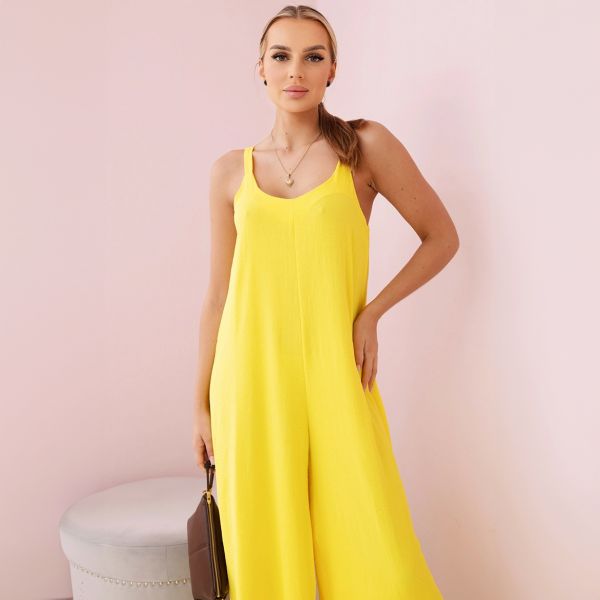 Kesi Yasmin jumpsuit keltainen-2