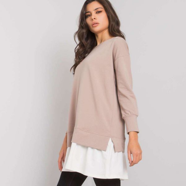 Rue Paris Brighton 2in1 paita beige-2