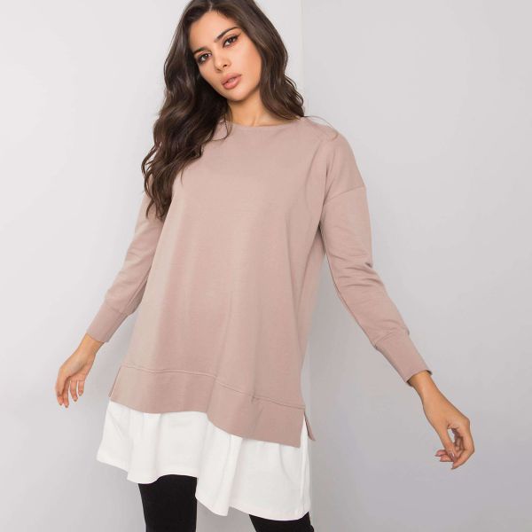 Rue Paris Brighton 2in1 paita beige-4