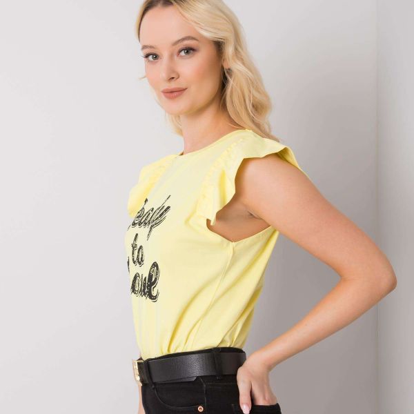 The Fancy Beverly t-paita keltainen-4