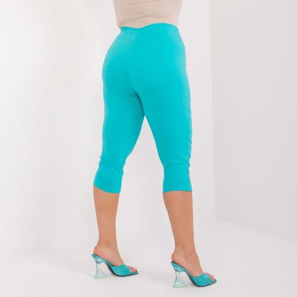 New Fashion Beela caprihousut turkoosi-3