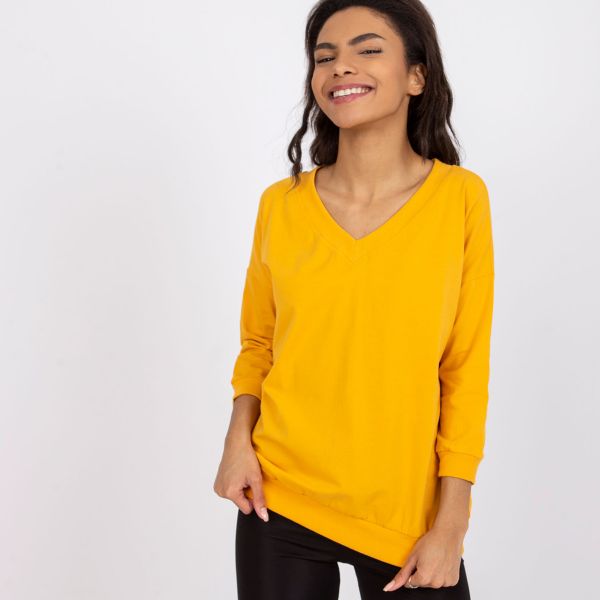 Basic Oliwia trikoopaita mustard-3