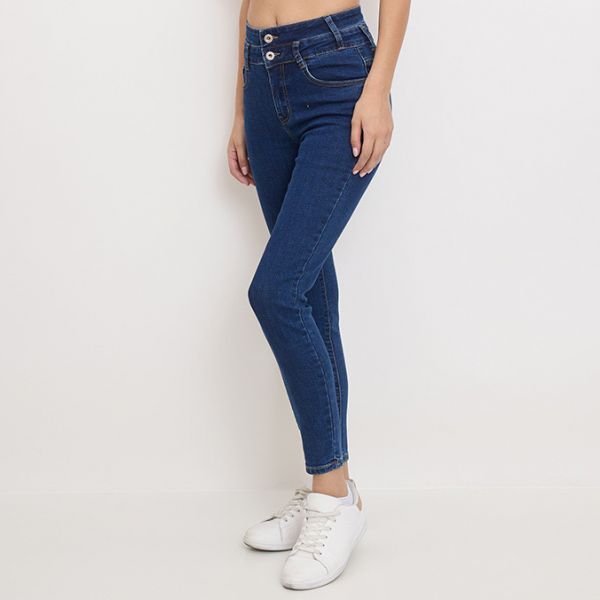 Secret Denim high waist stretchfarkut t.sininen-2