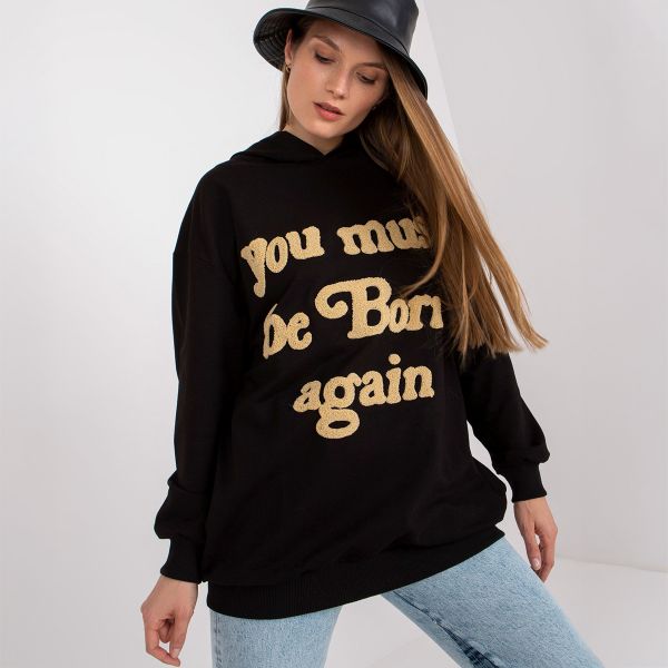 Fancy Born Again trikoohuppari musta