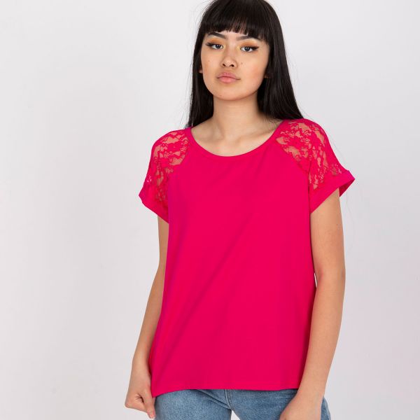 Rue Paris Beate t-paita fuksia-2