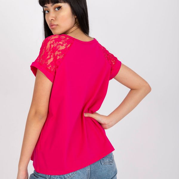 Rue Paris Beate t-paita fuksia-3