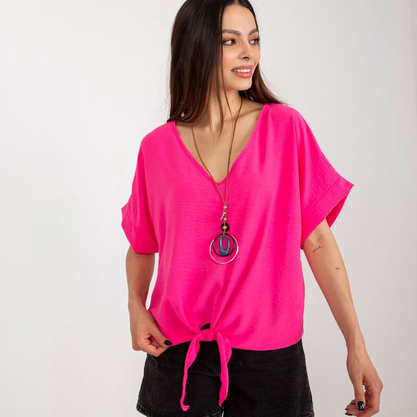 Adela Floe paita korulla hot pink-4