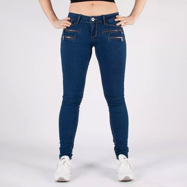 Girl Vivi Distressed farkut tummansininen-6