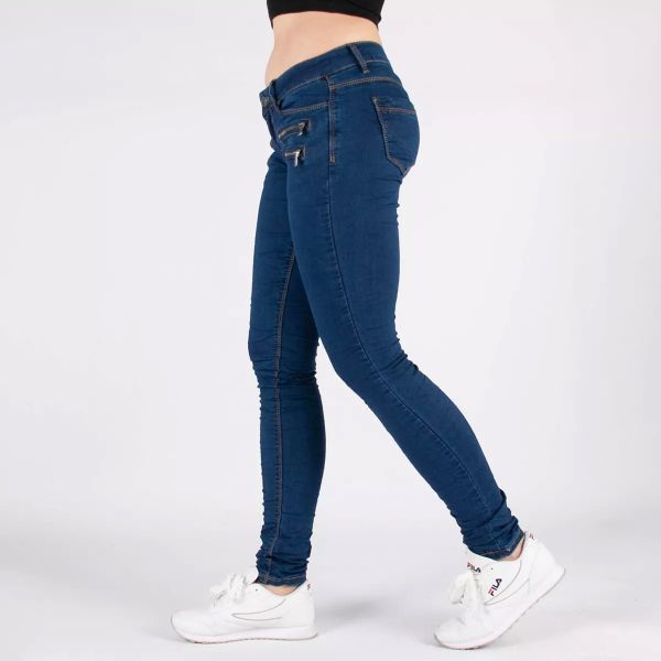 Girl Vivi Distressed farkut tummansininen-7