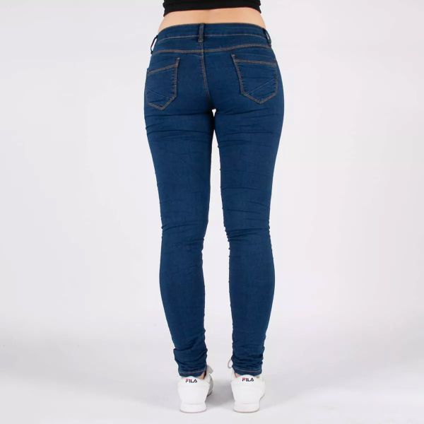 Girl Vivi Distressed farkut tummansininen-8