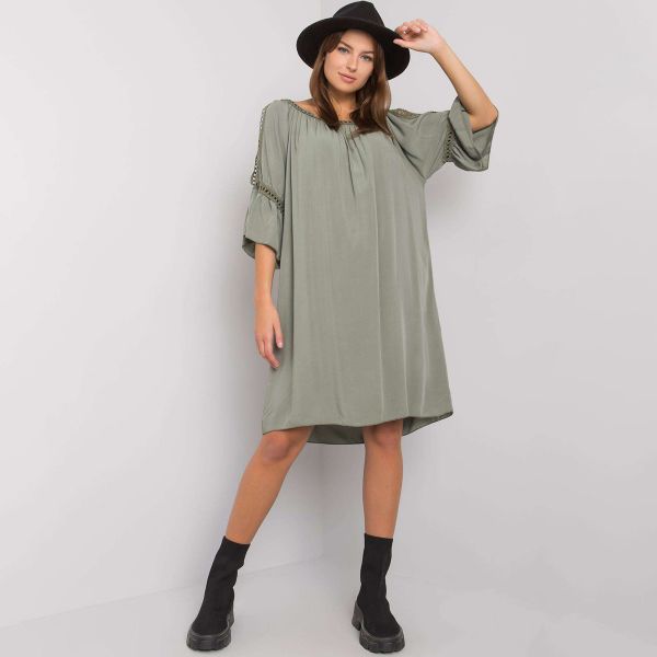 Och Bella Mariel mekko khaki-4