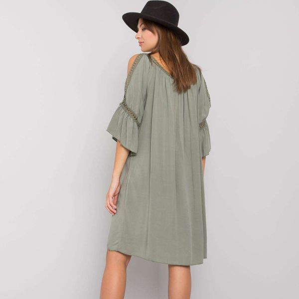 Och Bella Mariel mekko khaki-2