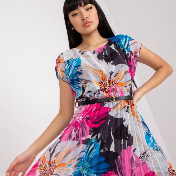 Pammy Airy fuksiakuvioinen mekko-2