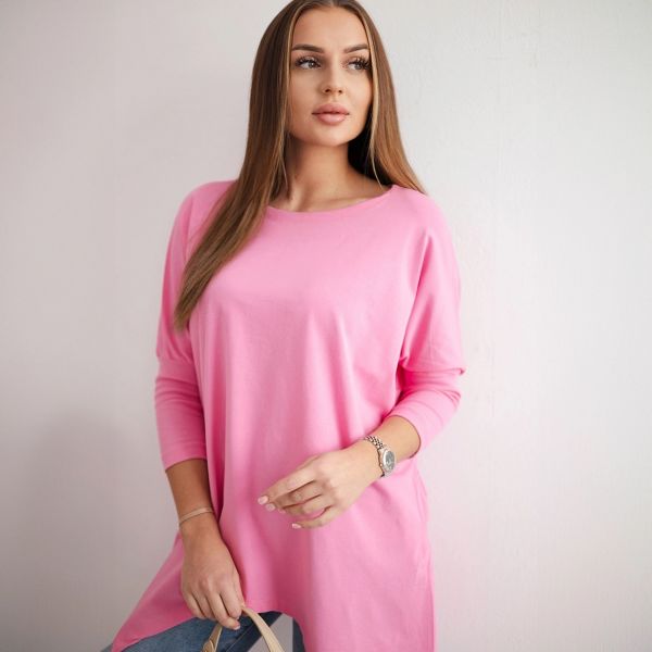 Kesi Ida epäsymmetrinen tunika pinkki-4