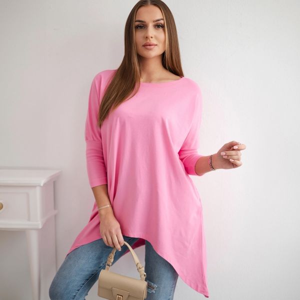 Kesi Ida epäsymmetrinen tunika pinkki