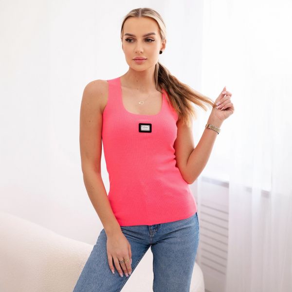 Kesi Teller ribbitoppi neonpinkki