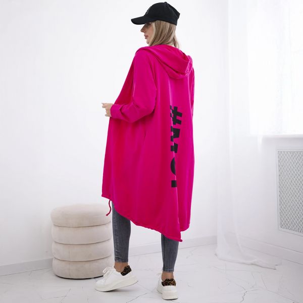Kesi MCI collegetakki hupulla fuksia-3