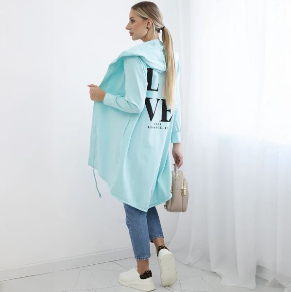 Kesi Pineapple trikootakki aqua