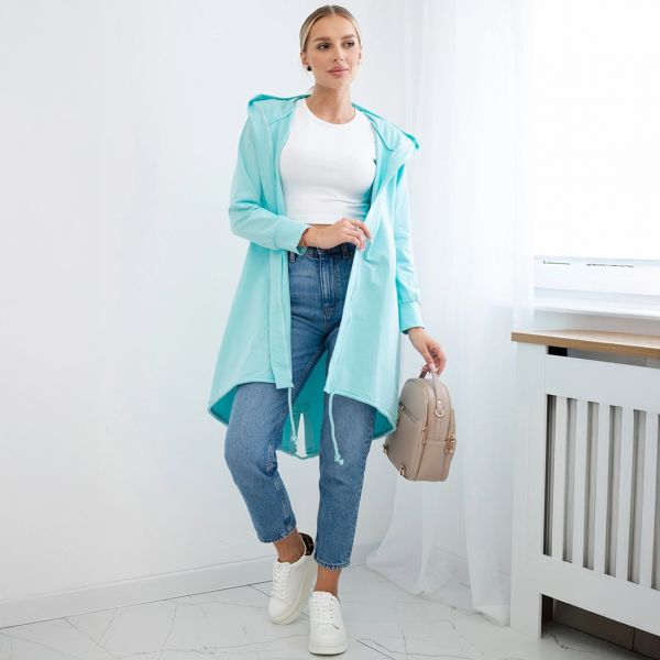 Kesi Pineapple trikootakki aqua-3