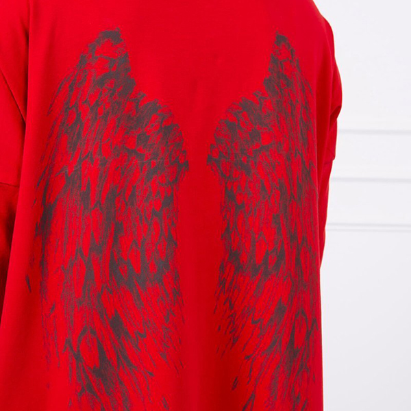 Kesi Wings hupullinen paita punainen-4