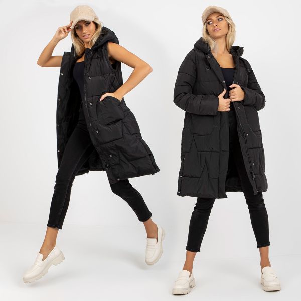 Z Design Lilian 2 in 1 toppatakki musta