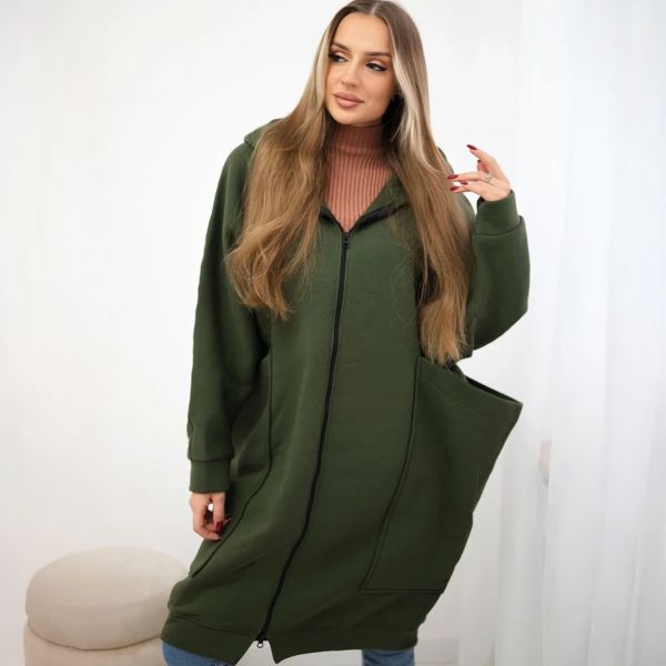 Kesi Beata hupparitakki khaki-2