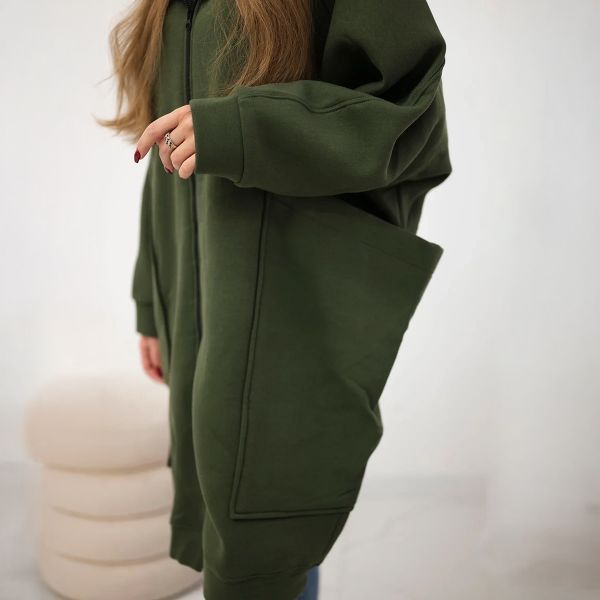 Kesi Beata hupparitakki khaki-4