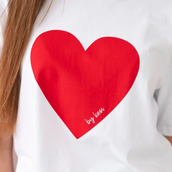 Kesi Heart t-paita valkoinen-3