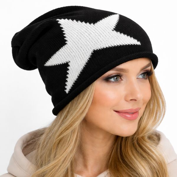 Neulepipo tähdellä musta-1