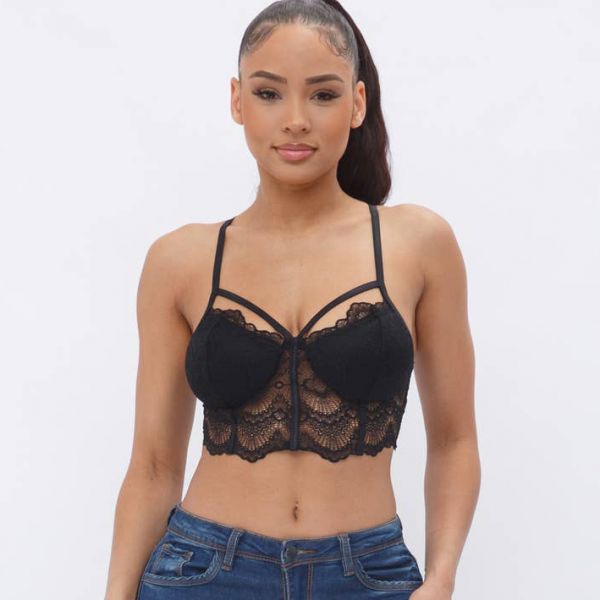 Love J Pearly bralette musta