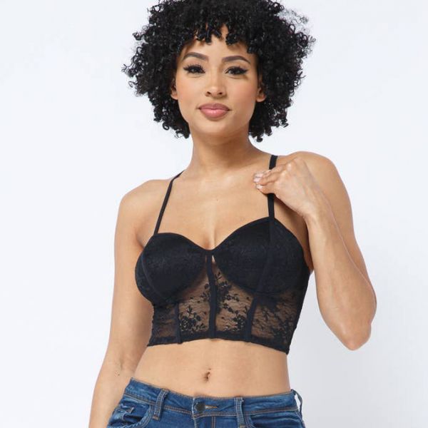 Love J Qiana bralette musta-1