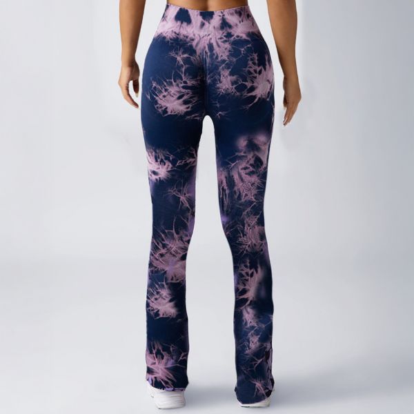 Otos Active Tie Dye Scrunch housut navy-2