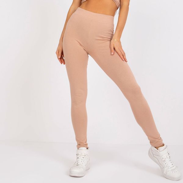 Basic Brigitte leggingsit kameli-5