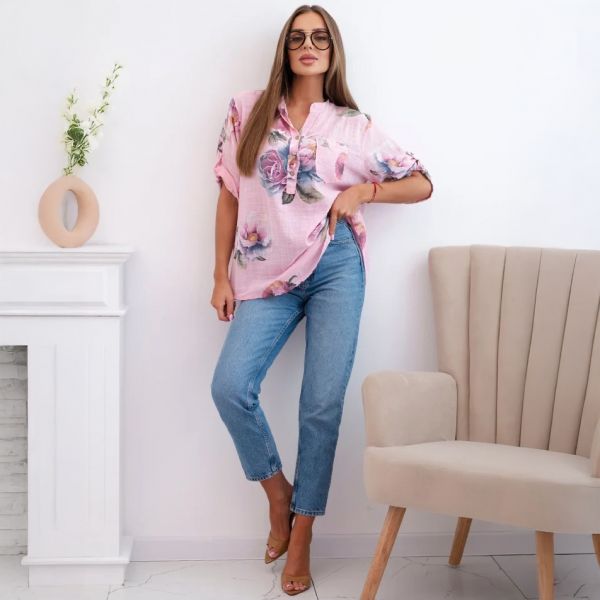 Portia puuvillapaita baby pink-2