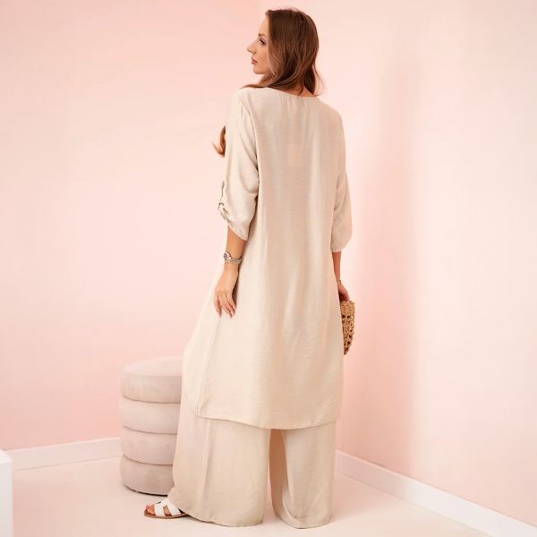 Osiris 2-osainen housusetti beige-4