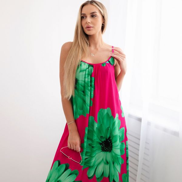 Kesi Thema viskoosimekko fuksia-3