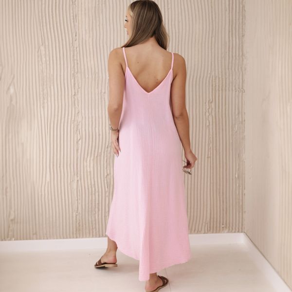 Kesi Joanna puuvillamekko baby pink-3