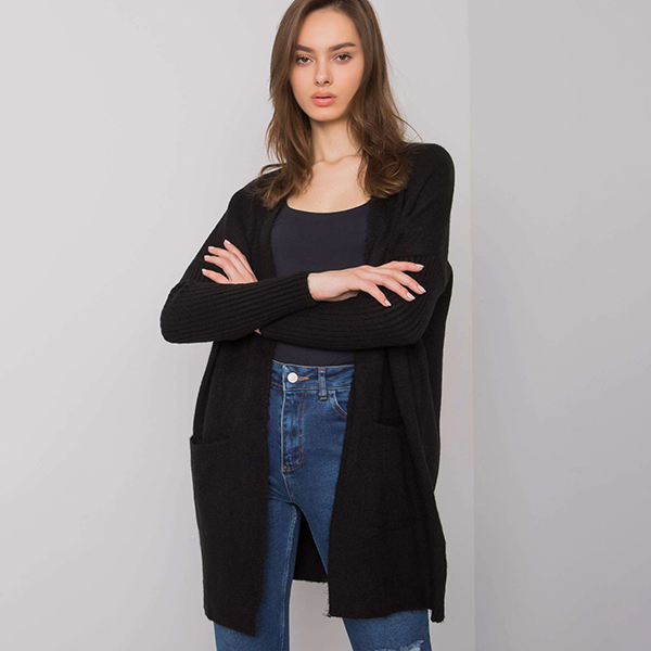 Rue Paris Barreiro neuletakki musta Neuleet Jeans.fi