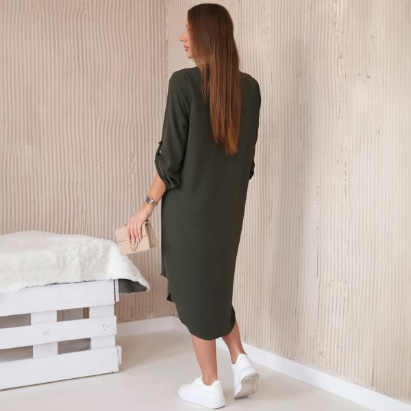 Kesi Carola tunikamekko khaki tumma-2