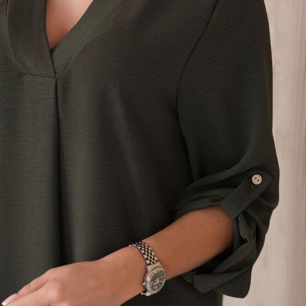 Kesi Carola tunikamekko khaki tumma-4