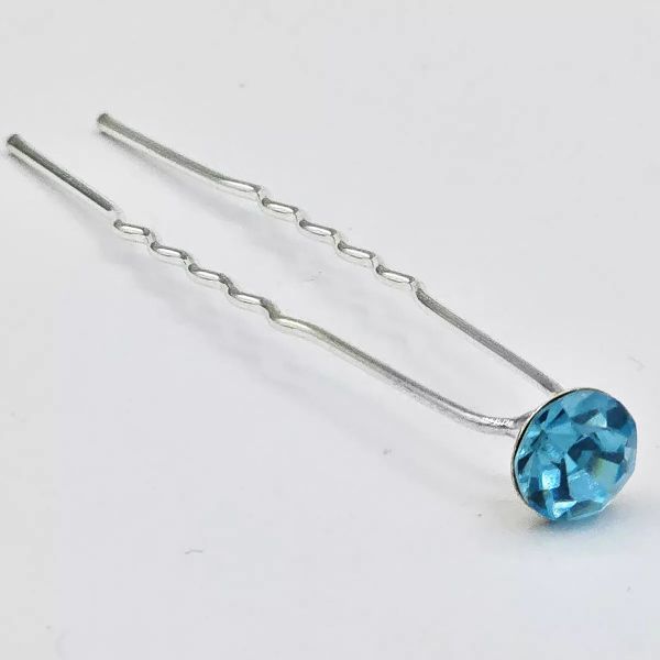 5 kpl hiuskoru strassilla turkoosi-3