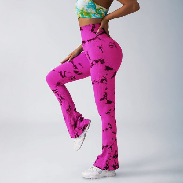 Otos Active Tie Dye Scrunch housut fuksia-3